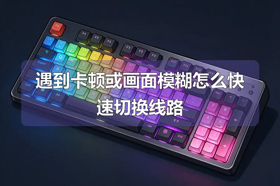 遇到卡顿或画面模糊怎么快速切换线路